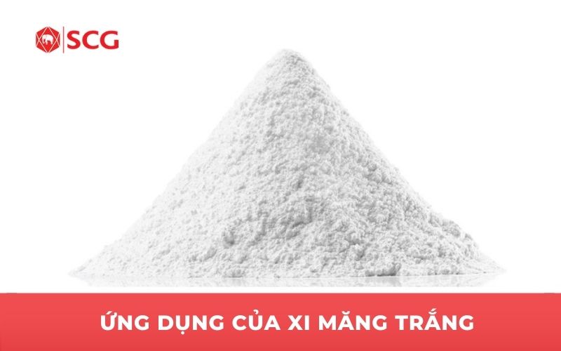 Ứng dụng xi măng trắng